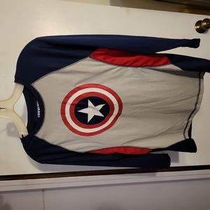 Boys Marvel long sleeve shirt, Captain America